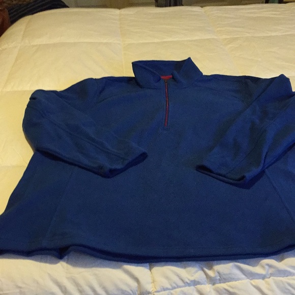 Lands End Fleece Pullover Zip Jacket - Picture 3 of 4